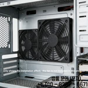 40mm PC 팬 방진 케이스 가드 그릴 보호대 커버 컴퓨터 메쉬 이동식 전면 플레이트