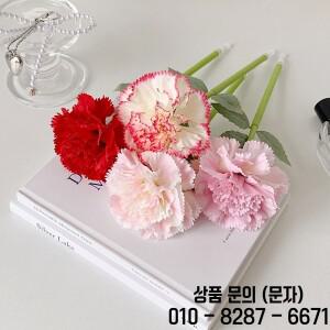 4Pcs 인공 꽃 볼펜 스승의 날 선물 쓰기 부드럽게 중립 젤 카네이션 로즈 블루 잉크