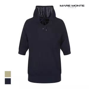 [마레몬떼] 후드넥 반팔 니트_M247MKT15M0