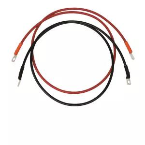 567ITG 프리미엄 2 AWG 배터리 케이블 키트 3/8인치 프리 크림핑 러그 1피트 2게이지 와이어 헤비 듀티 OFC