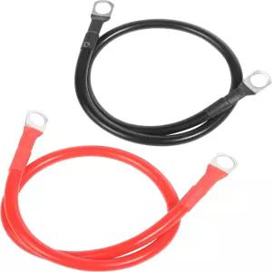 바이호 6 AWG 배터리 케이블 20인치 레드 블랙 와이어 자동차 액세서리 파워 인버터 3/8인치 러그 단자