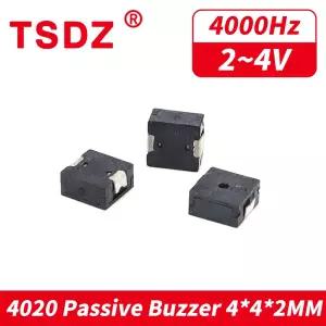 1pcs SMD 부저 4020 치수 4.0x4.0x2.0mm 수동 사운드 생성기 3v 환경 소형 부저