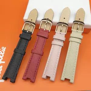 FOLLI FOLLIE 폴리폴리 여성 가죽 시계줄 크로스 그레인 노치드 스트랩 16mm