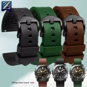남성용 방수 손목 밴드 카시오 PROTREK 시리즈 PRW-6900 PRG600 스포츠 스트랩 불소 고무 시계