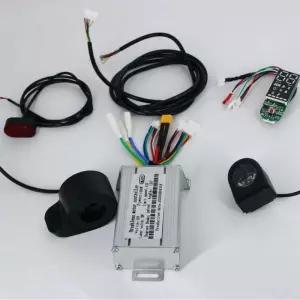 전기 자전거 컨트롤러 LCD 디스플레이 패널 포함 36V 350W DC 모터 브러시리스 샤오미 나인봇 스쿠터용 6