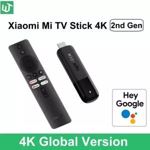 샤오미 TV 스틱 4K 2세대 2025 글로벌 버전 블루투스 5.2 구글 스마트 HDR 2GB RAM ROM 미니 동글 스트리밍