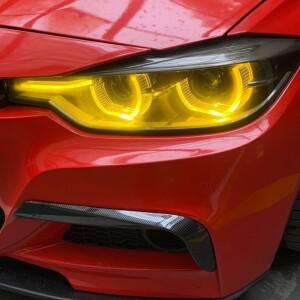 BMW 3 시리즈 2016-2019 주간 주행등용 노란색 헤드라이트 DRL LED 칩 보드 63117419610