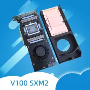 테슬라 V100 SXM2 32g 16g PCIE 어댑터 카드 보드 순수 구리 냉각 터보팬
