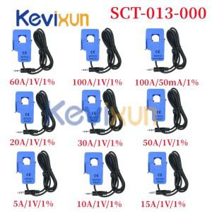 SCT-013-000 개방-폐쇄 전류 변압기 비침습성 AC 센서 코어 SCT013 5A 30A 100A