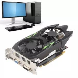 4G 게이밍 메모리 카드 GTX1050TI 그래픽 쿨링 듀얼 팬 데스크탑 PC HD