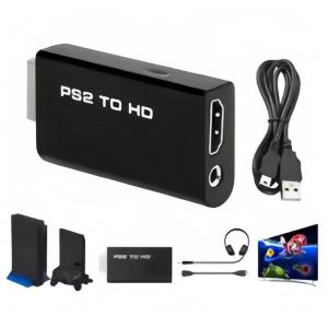 PS2 to HDMI 컨버터 1080P - 플레이스테이션 2용 35mm 오디오 잭이 있는