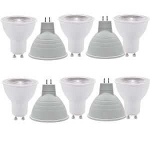 1-10X 공장 직영 LED 스포트라이트 GU10 MR16 220V 고루멘 50W 할로겐 램프 대체품 다운라이트 샹들리에