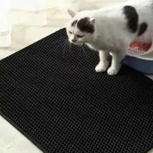 고양이 화장실 모래 방지 매트 대형 패드 발판