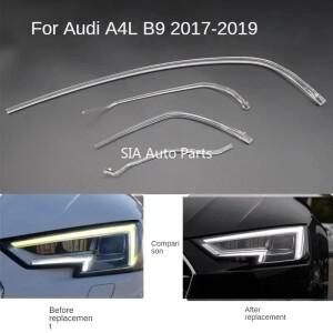 아우디 A4 B9 2017-2019용 신형 LED 자동차 헤드라이트 DRL 가이드 주간 주행등 튜브 바 엔젤 아이즈