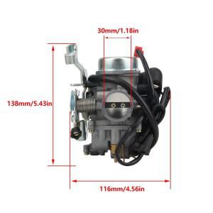 혼다 CN250 스쿠터 기화기 30mm PD30J 헬릭스 GY6 엔진 부품 모페드 고카트 ATV 쿼드