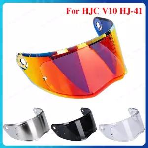 HJC V10 HJ-41 용 오토바이 헬멧 바이저 렌즈 교체 안티 UV 스크래치 방진 바람 액세서리