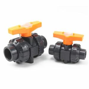 대만 sanking 2 웨이 유니온 볼 밸브 upvc 12341114 인치 수동 150 psi 압력 소켓 엔드 ansi