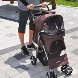 [텐바이텐]강아지유모차 고양이 애견 무소음 접이식 소형견개모차