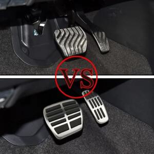 닛산 Qashqai J12 2023 Accessorie 스테인레스 스틸 AT 자동차 페달 브레이크 드릴링 커버 패드 부품 없음