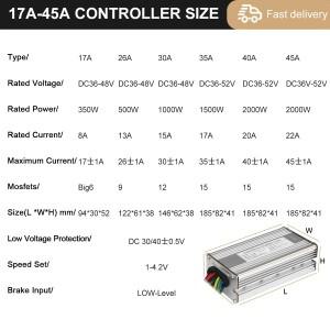 전기자전거 3모드 컨트롤러 250W350W500W750W1000W1500W2000W 브러시리스 모터 SW900 디스플레이 전동스쿠