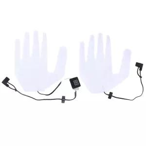 야외 스키 하이킹용 온열 패드 다섯 손가락 장갑 열 USB 난방 시트 겨울