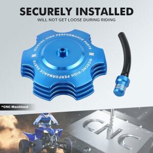 NICECNC 오일 가스 탱크 캡 연료 커버 ATV For YAMAHA YFZ450R 2009-2022 WARRIOR/BANSHEE RAPTOR 125 660R
