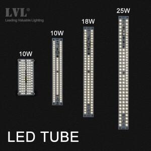 LED 튜브 라이트 7W 10W 18W 25W 36W 40W 220V 개조 소스 조명 교체 에너지 절약 전구