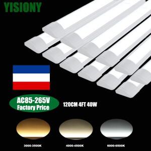 10PCS 5PCS 120CM LED 튜브 조명 40W 110V 220V 85-265V 선형 램프 홈 오피스 주차장