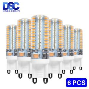 6개세트 G9 LED 3W 4W 5W 6W 220V-240V 램프 Led 전구 SMD 2835 3014 빛 교체 30W60W 할로겐