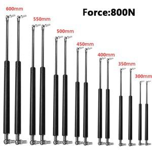 2PCS 유니버설 800N 300/350/400/450/500/550/600mm 스트럿 바 가스 스프링 지원 자동차 캐러밴 도어 Windo