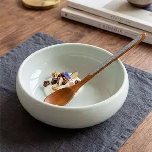 이천도자기 강백자 떡국면기 17.5cm 라면 덮밥 그릇 식기 플레이팅