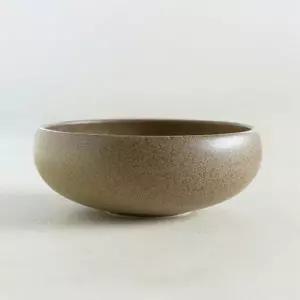 이천도자기 브라운 떡국면기 17.5cm 라면 덮밥 우동 식기 그릇