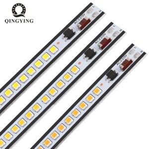 5-20pcs AC220V LED 바 빛 20304050cm 흰색 빨간색 녹색 파란색 고휘도 SMD 2835 엄밀한 스트립 12Led