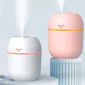 [텐바이텐]가열식가습기 책상 거실 LED 미니 usb 케릭터 가습기
