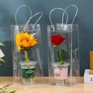 화분백 투명화분쇼핑백 와인 칠링백 쿨러 25cm WFLPRTQ