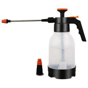 1.2L 자동차 세차 스프레이 병 핸드 펌프 압력 완화 밸브 휴대용 분무기 방풍 노즐 스노우 폼 도구