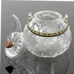 티포트 엔틱 내열유리 차 주전자 차포트 차우리기 티팟 800ml