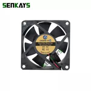 듀얼 볼 베어링 7025 70MM DC 5V 12V 24V 냉각 팬 컴퓨터 CPU 케이스 2pin