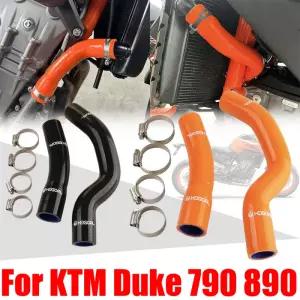 KTM Duke 790 890 R 2018 - 2024 오토바이 액세서리 라디에이터 호스 냉각수 튜브 실리콘