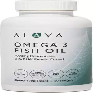 야 내추럴스 3 피쉬 오일 000mcg 소프트젤 60개 비성 간 비린내 나는 뒷맛 없음