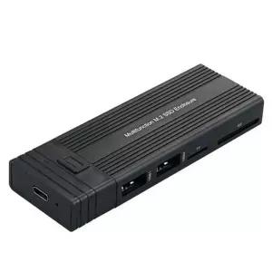 [에이치플러스몰]알루미늄 m2 ssd 외장 케이스 허브 nvme 외장 케이스 방열