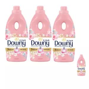 다우니 고농축 섬유유연제 스프링 가든 러브 1L 3개 +200ml(향랜덤)