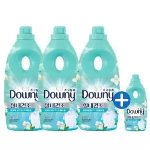 다우니 고농축 섬유유연제 엑스퍼트 실내건조1L 3개 + 200ml 증정