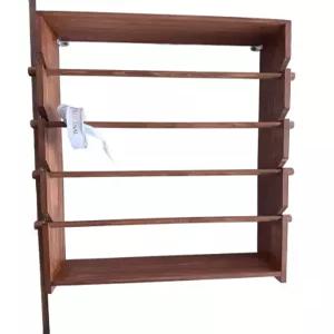 원목리본걸이 선반 거치대 행거 30x40x15cm 포장지 벽걸이 꽃집 2단