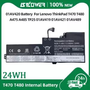 SKOWER 01AV421 Lenovo ThinkPad T470 T480 T570 T580 TP25 용 내부 배터리