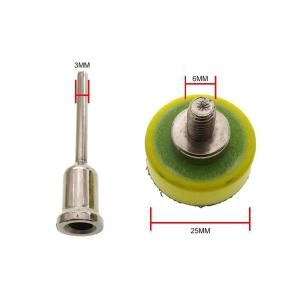 26Pcs 세트 1 인치 미니 자동차 폼 드릴 패드 25mm 세부 스폰지 울 Dremel