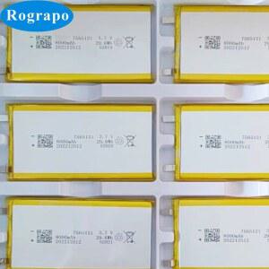 호환 새로운 3 7V 7565121 전원 은행 블루투스 스피커 태블릿 DVD DIY 용접에 대 한 8000mAh 충전식 소프트 패키지 배터리