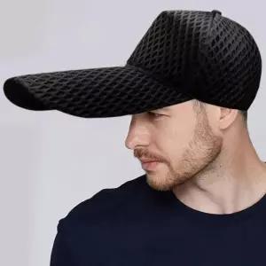 큰 머리 남자 야외 낚시 14cm 긴 피크 크기 태양 모자 특대 트럭 플러스 메쉬 야구 55-60cm 60-65cm