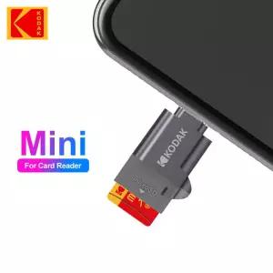 오리지널 코닥 타입-C 마이크로 SD 카드 리더기 TF 메모리 미니 트랜플래시 어댑터 최대 2TB 용량을
