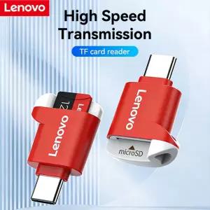 레노버 C102 USB 2.0 카드 리더기 SD TF 마이크로 메모리 휴대용 미니 고속